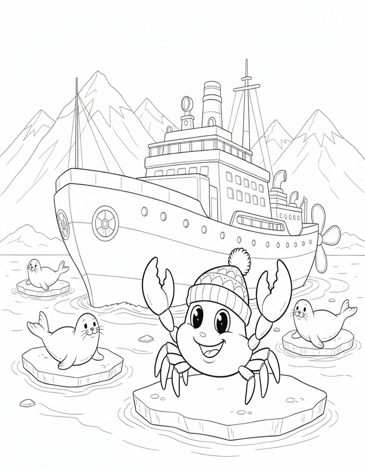 All Aboard with Captain Crab — interior sample 3